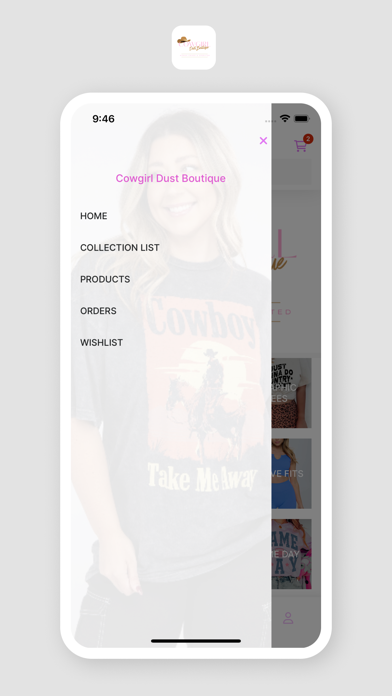 Cowgirl Dust Boutique Screenshot