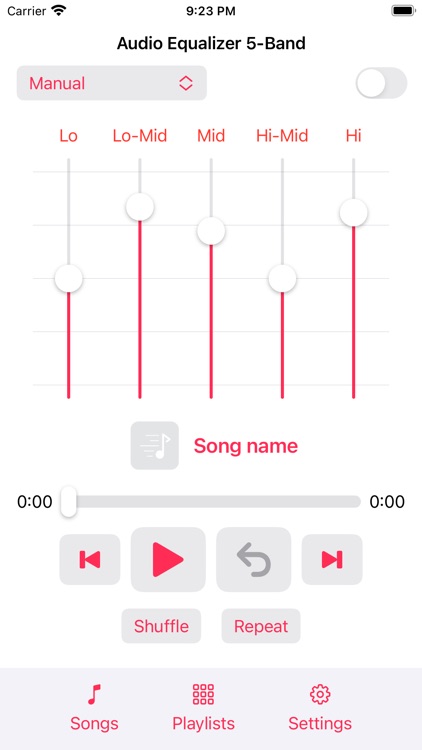 Audio Equalizer 5-Band