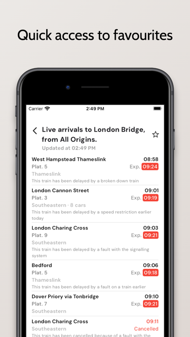 Train Journey Planner - UK Screenshot