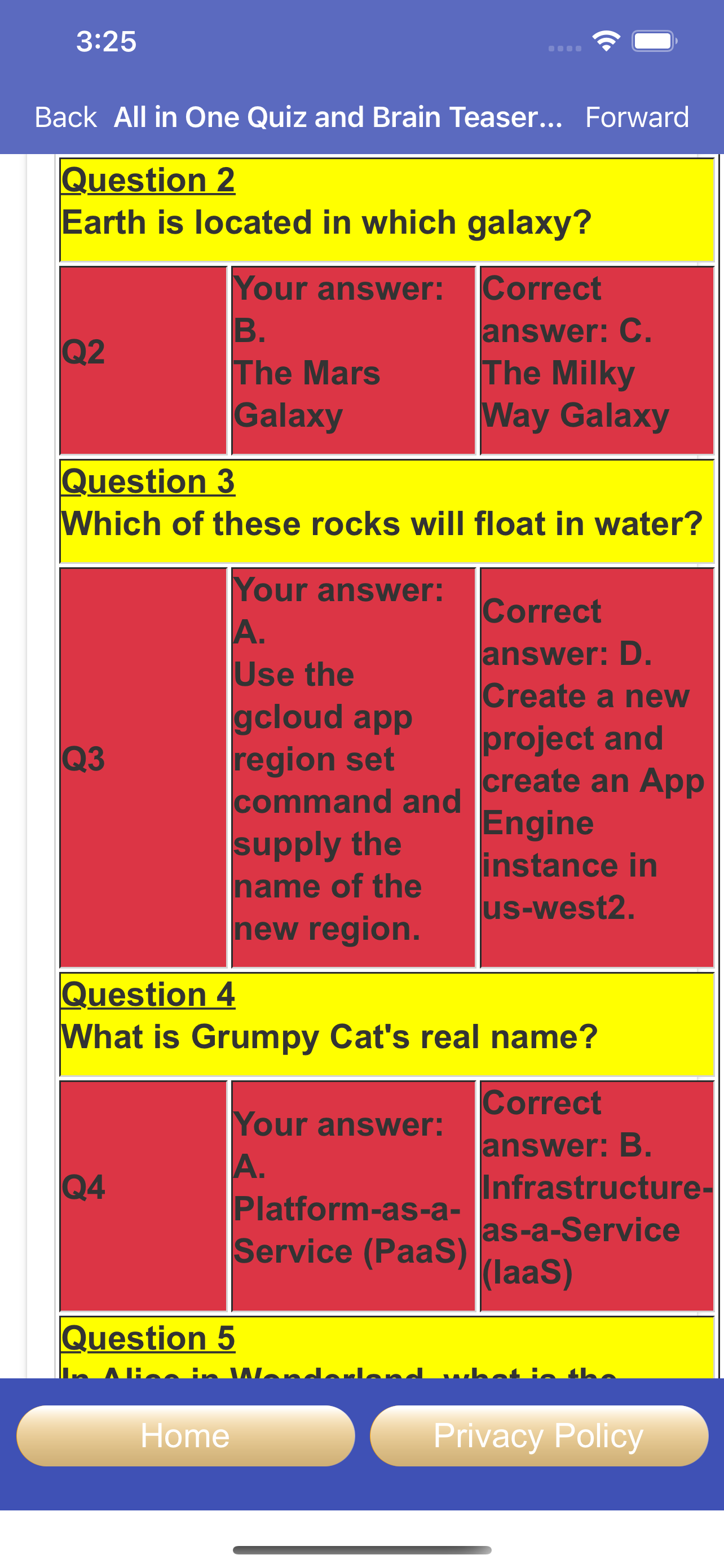 All Subjects Quiz Brain Teaser