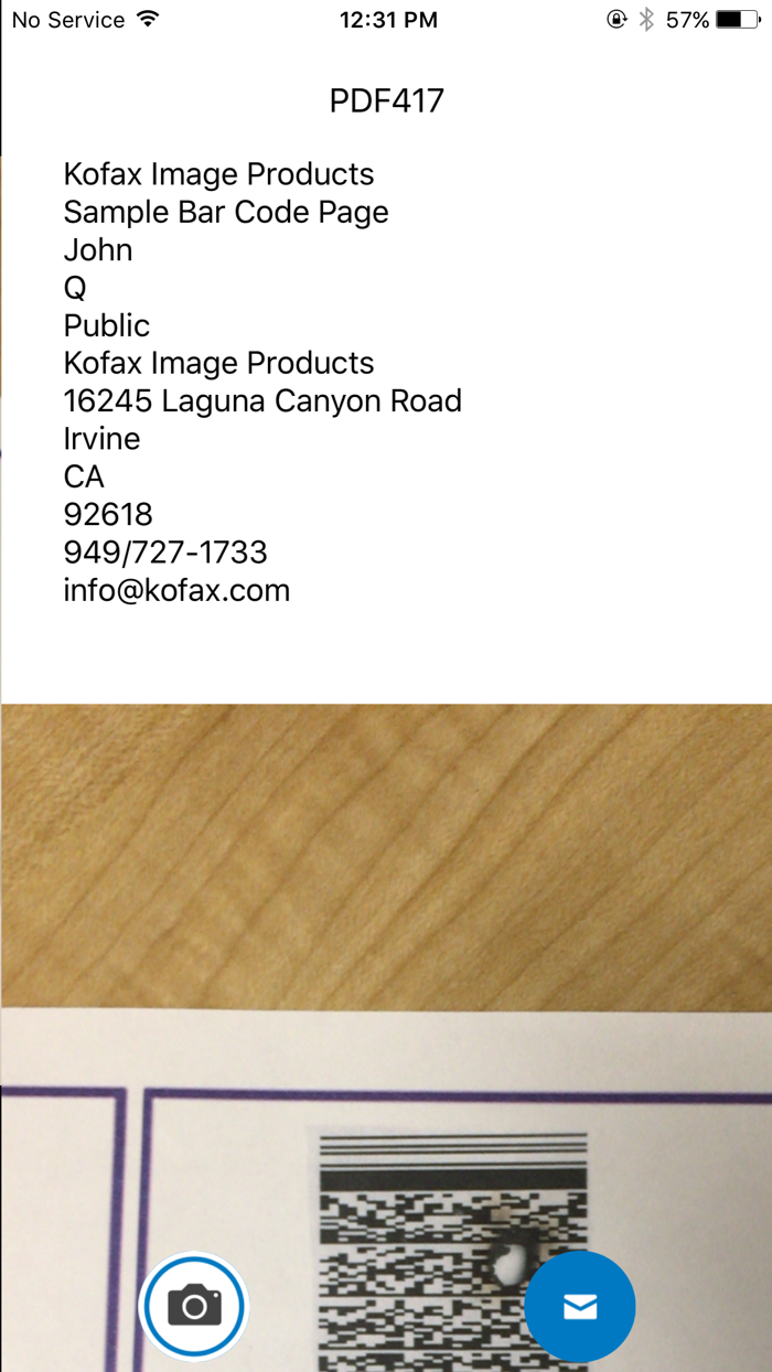 MobileImage Barcoding SDK