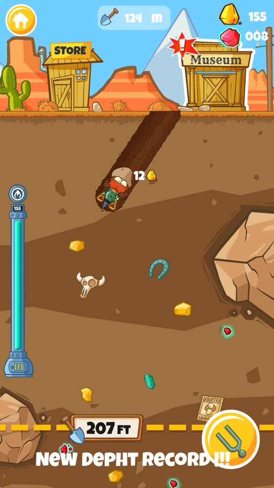 #1. Diggy Miner: Gold Rush (iOS) Podle: Coolmath.com, LLC