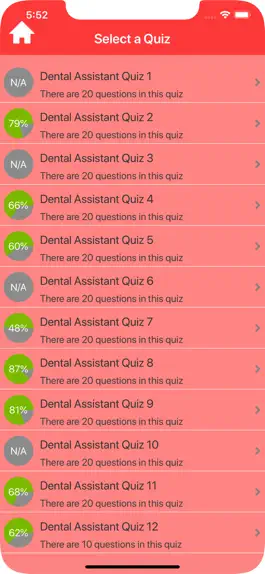 Game screenshot Dental Assistant Quizzes apk