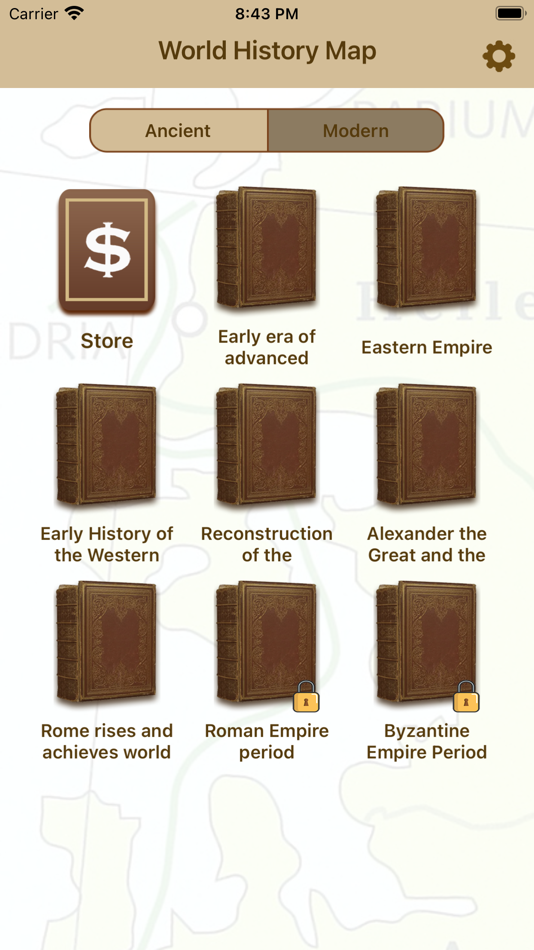 #1. World History Map (iOS) By: 跃伟 侯