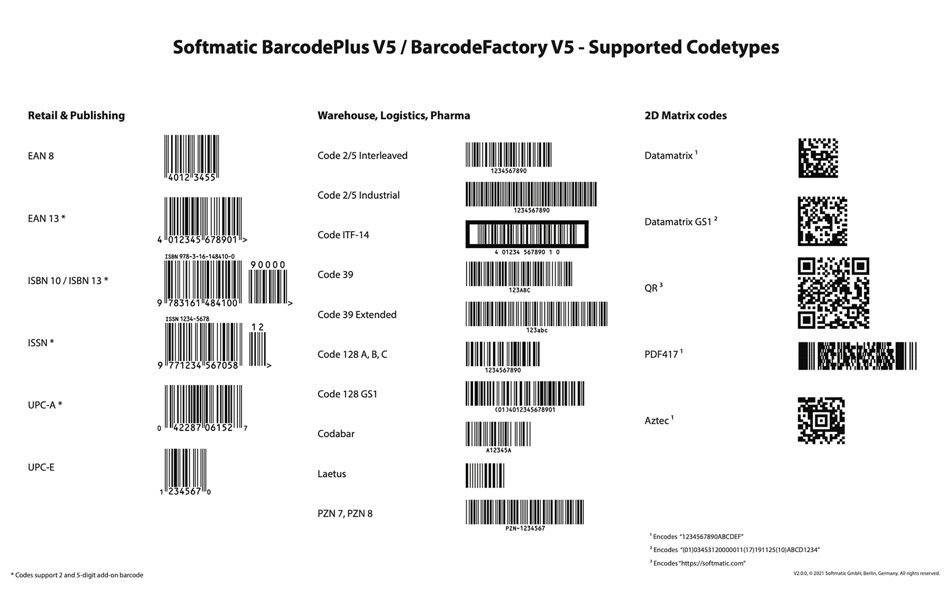 #7. Softmatic BarcodeFactory V5 (macOS) 由: Softmatic GmbH