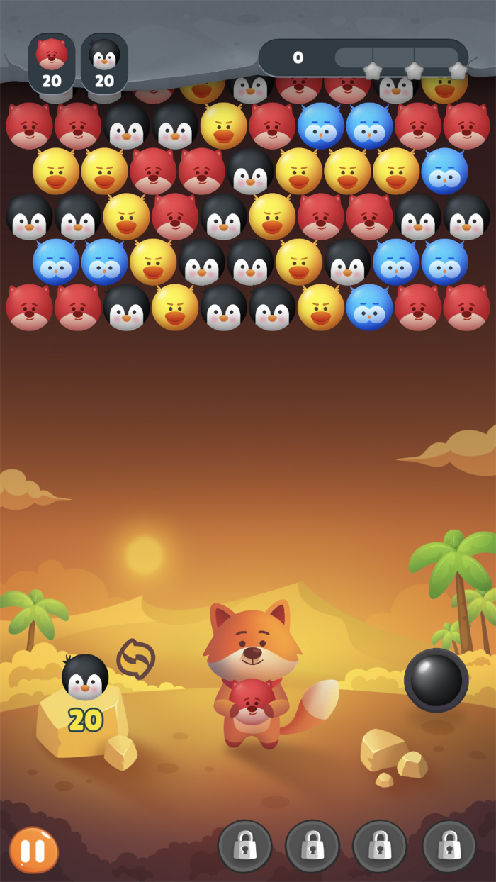 Bubble Shooter - Cat Pop