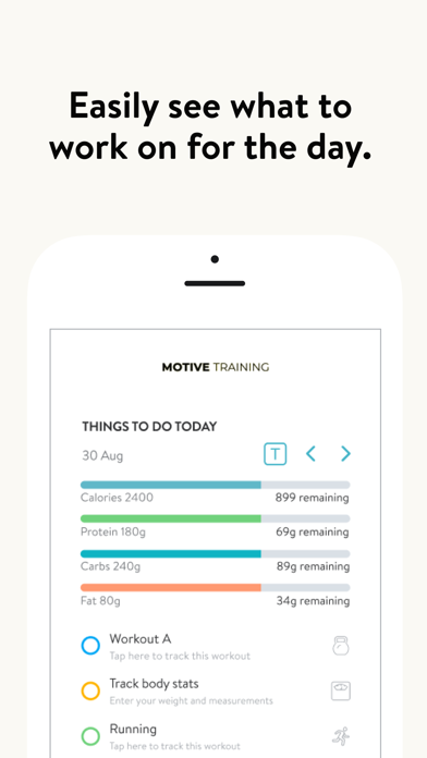 Motive Training Screenshot