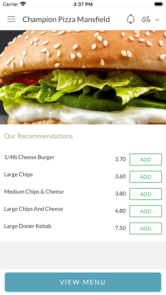 Champion Pizza Mansfield