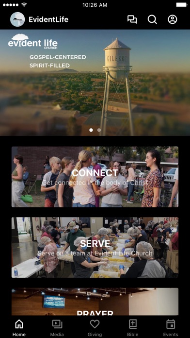 Evident Life Church Screenshot
