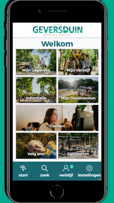 Camping Geversduin App Screenshot