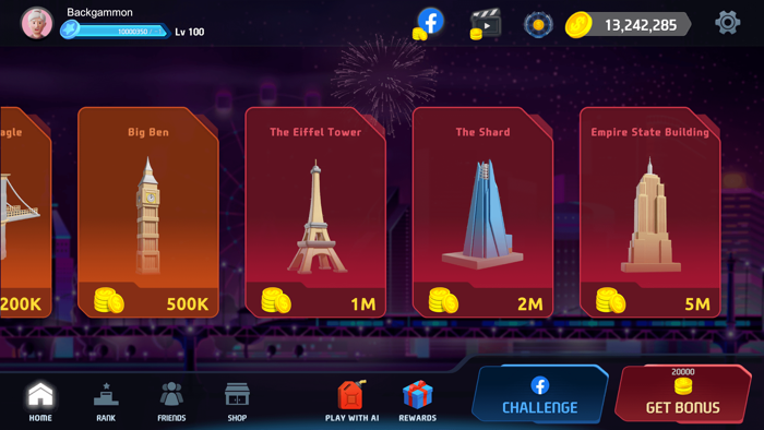 Backgammon 3D Online