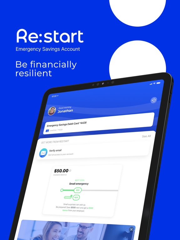 Re:start Emergency Savings