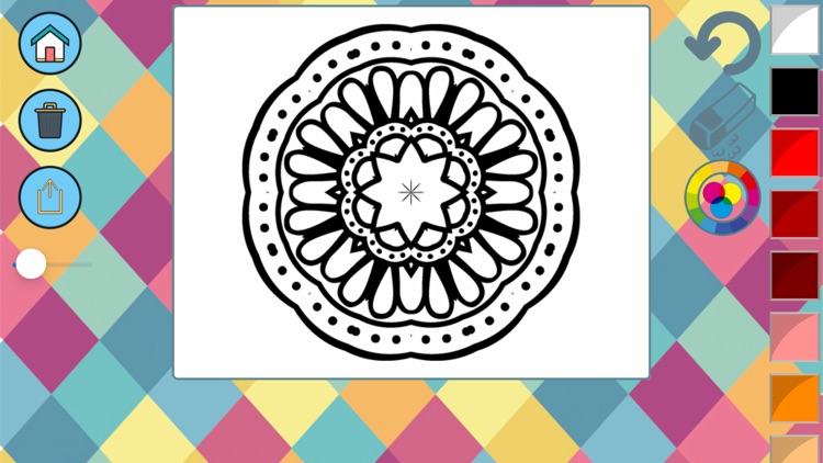 Book of mandalas to paint