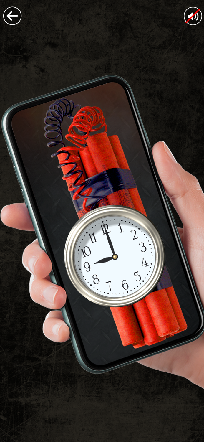 Time Bomb Prank Broken Screen