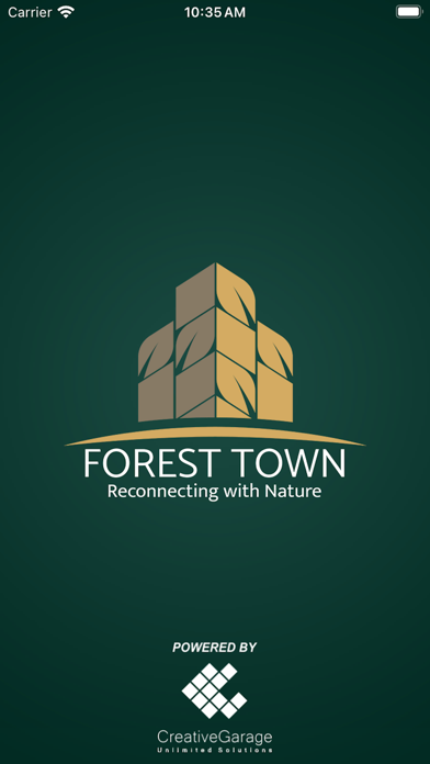 Forest Town Customer Portal Screenshot