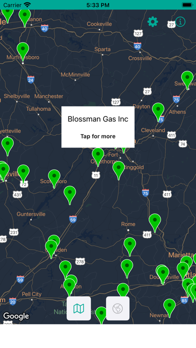 Propane Autogas Stations USA Screenshot