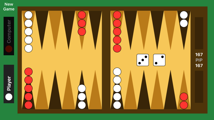 Simple Backgammon