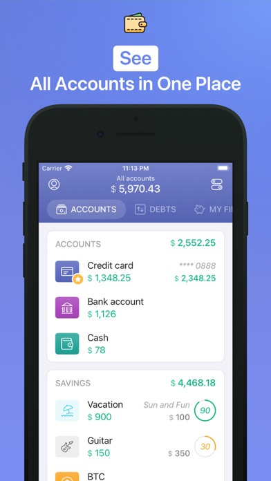 1Money: Expense Tracker Screenshot