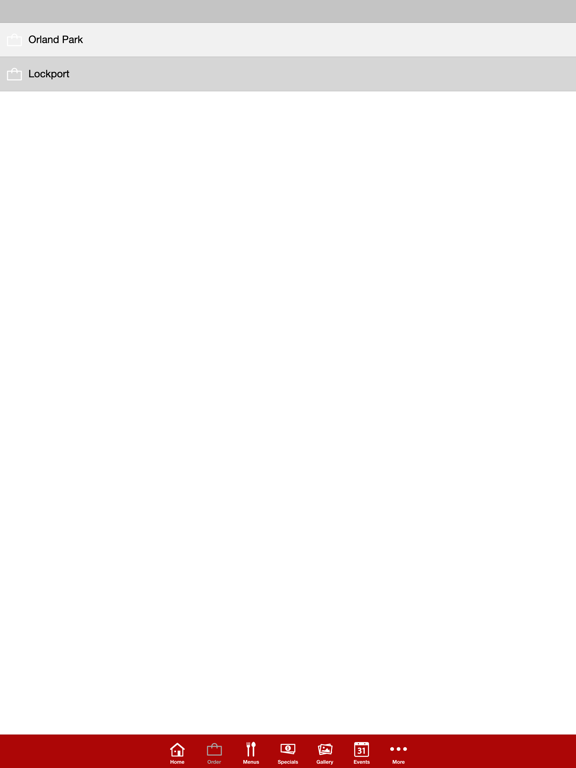 Papa Joes Restaurant iPad screenshot 2 - Food & Drink app