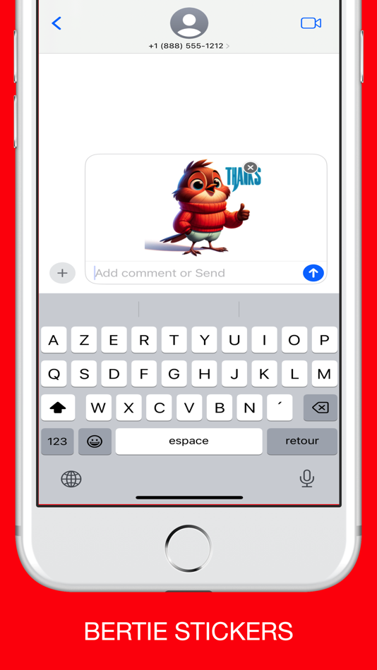 #5. Bertie Stickers (iOS) 由: Dalila Oussama