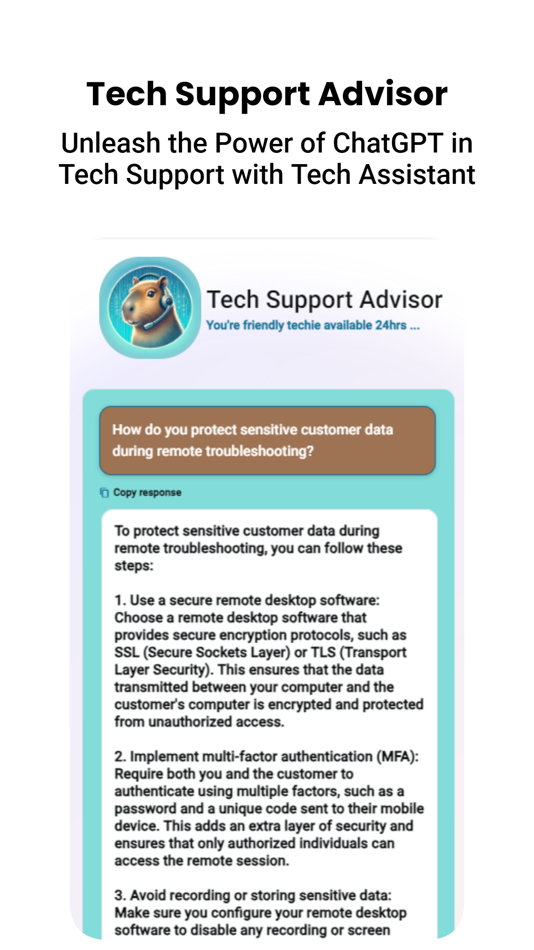 #6. Tech Support Advisor (iOS) By: Farouk Nasser