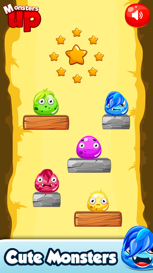#1. Monsters UP - Jump Jump (iOS) 由: GAMESFLY TECHNOLOGIES PRIVATE LIMITED