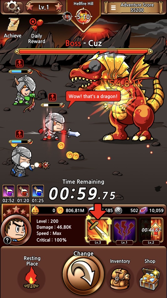 #3. Dungeon Masters: Dark Fantasy (iOS) 由: Hoa Dang