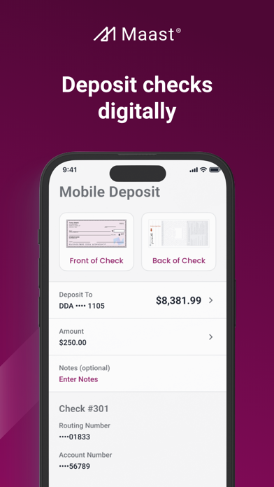 Maast: Business Banking Screenshot