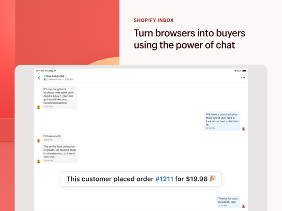 Screenshot #4 pour Shopify Inbox