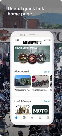 Game screenshot MeetupMoto - Groups & Riders apk