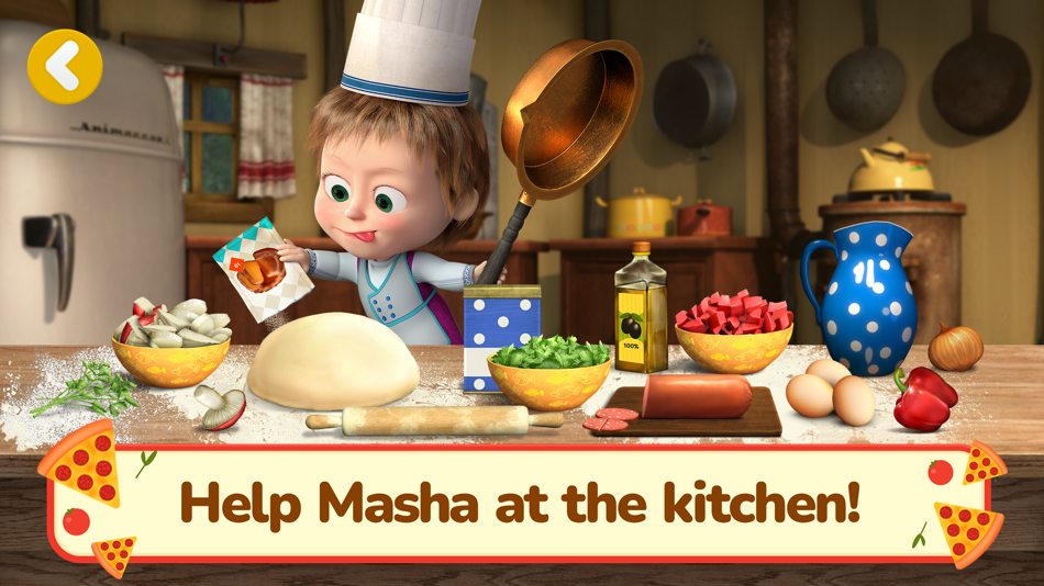 Masha and The Bear: Pizzeria! - 1.4.14 - (iOS)