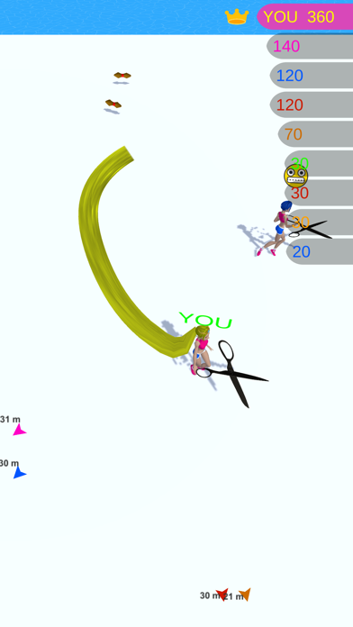 Hair Rush Game Screenshot