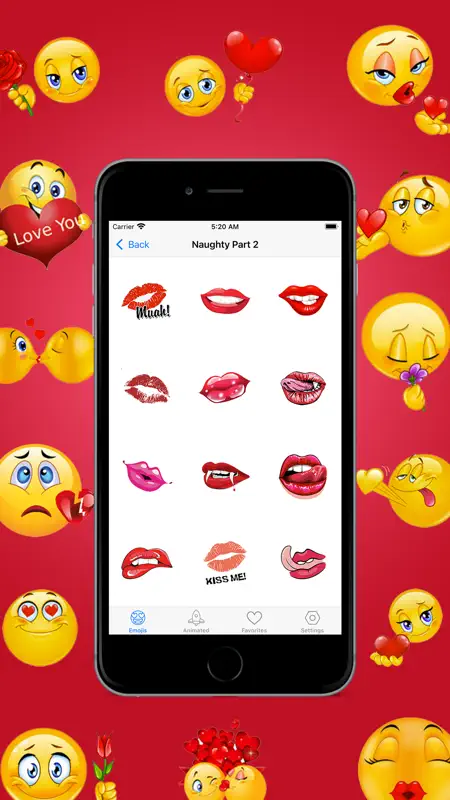 Adult Emoji Pro & Animated GIF screenshot 2 of 6