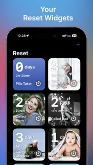 reset - track with widgets iphone screenshot 3