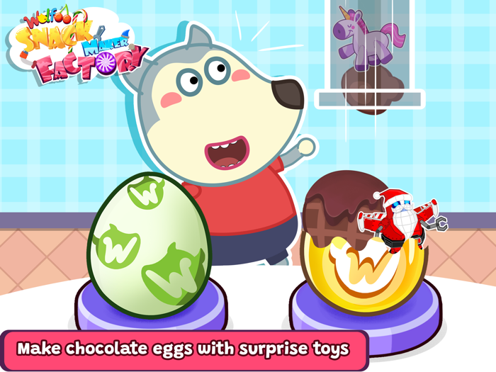 Wolfoo Cooking Making Snack