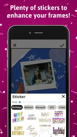 Game screenshot Happy Birthday Picture Frame! hack