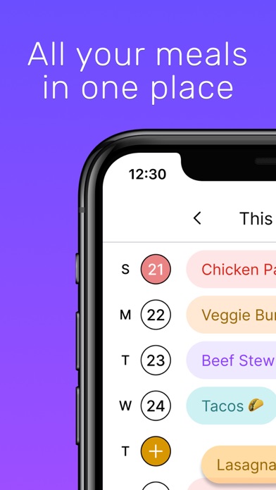 What's for Din: Meal Planner Screenshot