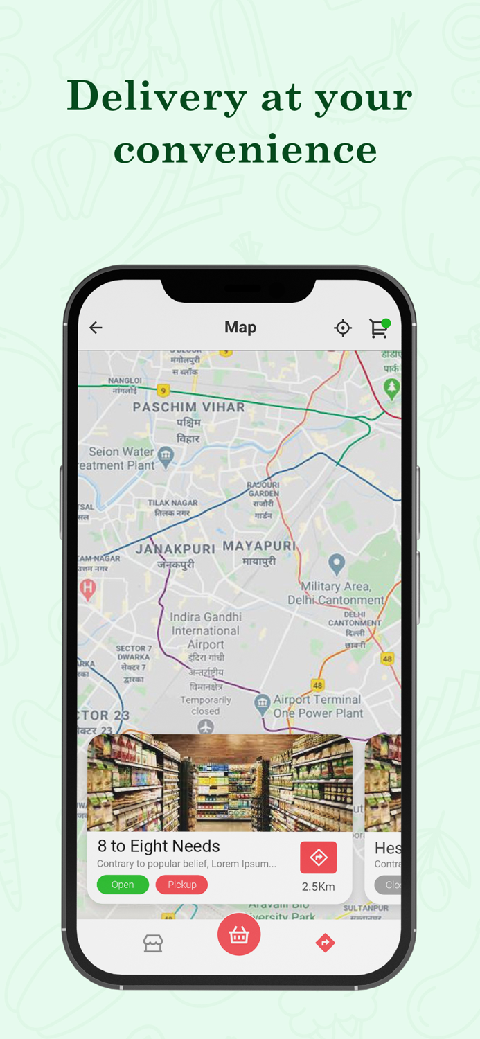 8 to eight needs - Grocery App