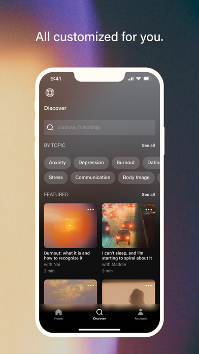 Zeera: Mental Health Screenshot