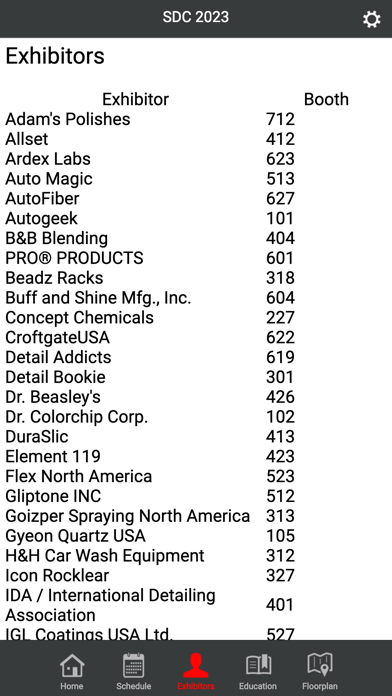 Southern Detailers Conference Screenshot