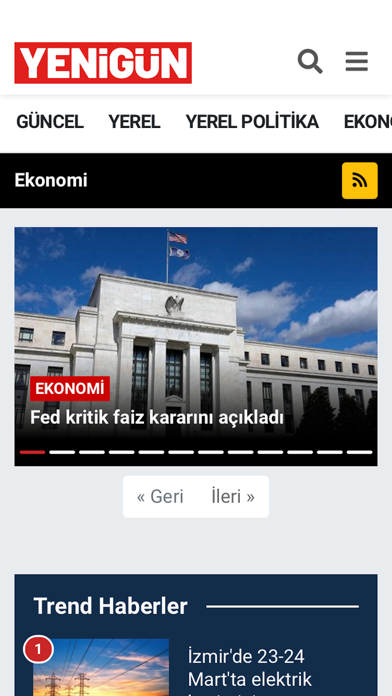 Gazete Yenigün Screenshot