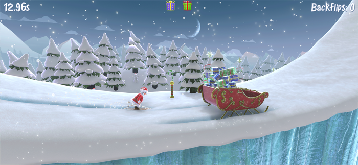 Santas Slippery Slope Ski Sim
