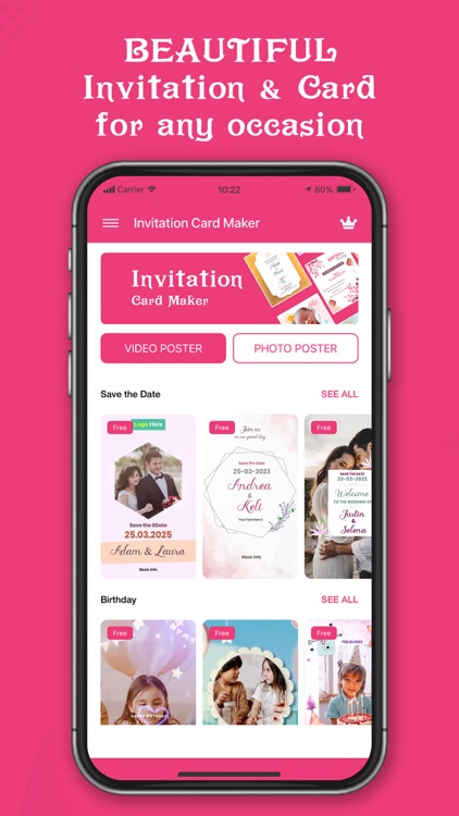 Invitation Card Maker Design