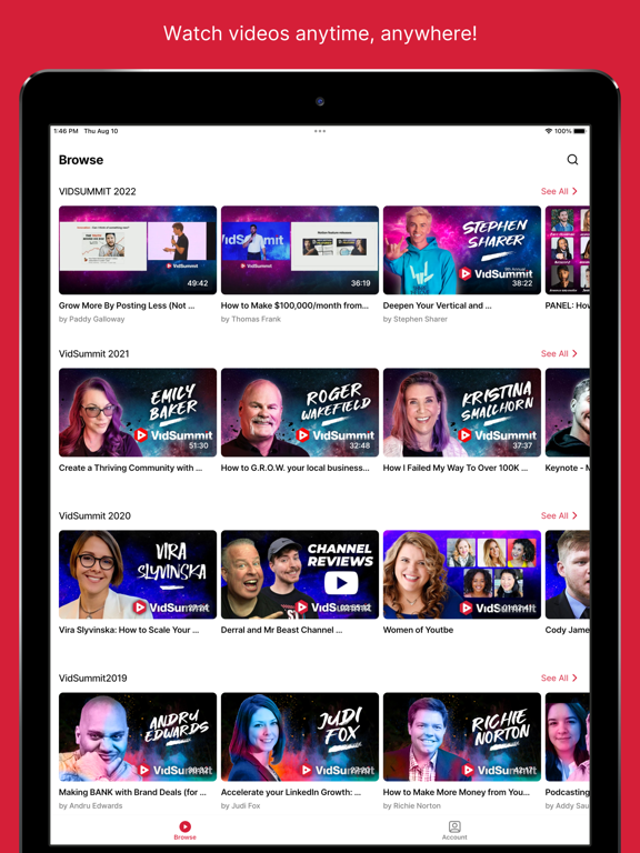 Screenshot #4 pour VidSummit ON-Demand