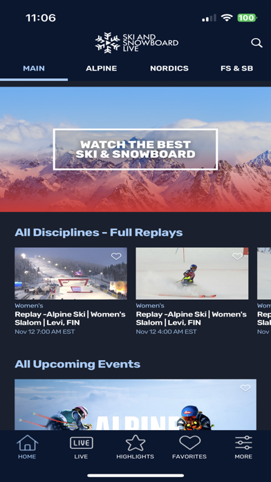 Ski & Snowboard Live Screenshot