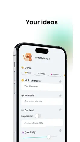 Game screenshot WriteMyStory - AI mod apk