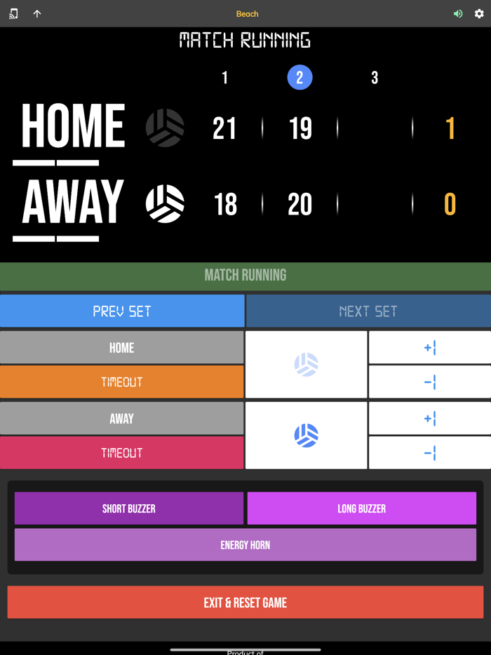 BT Volleyball Controller