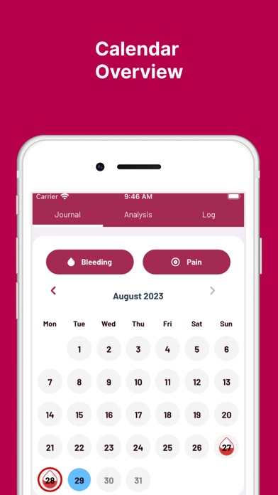 Endo-App Screenshot