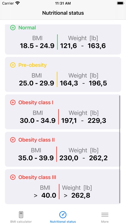 Your BMI: Body-Mass-Index screenshot-4