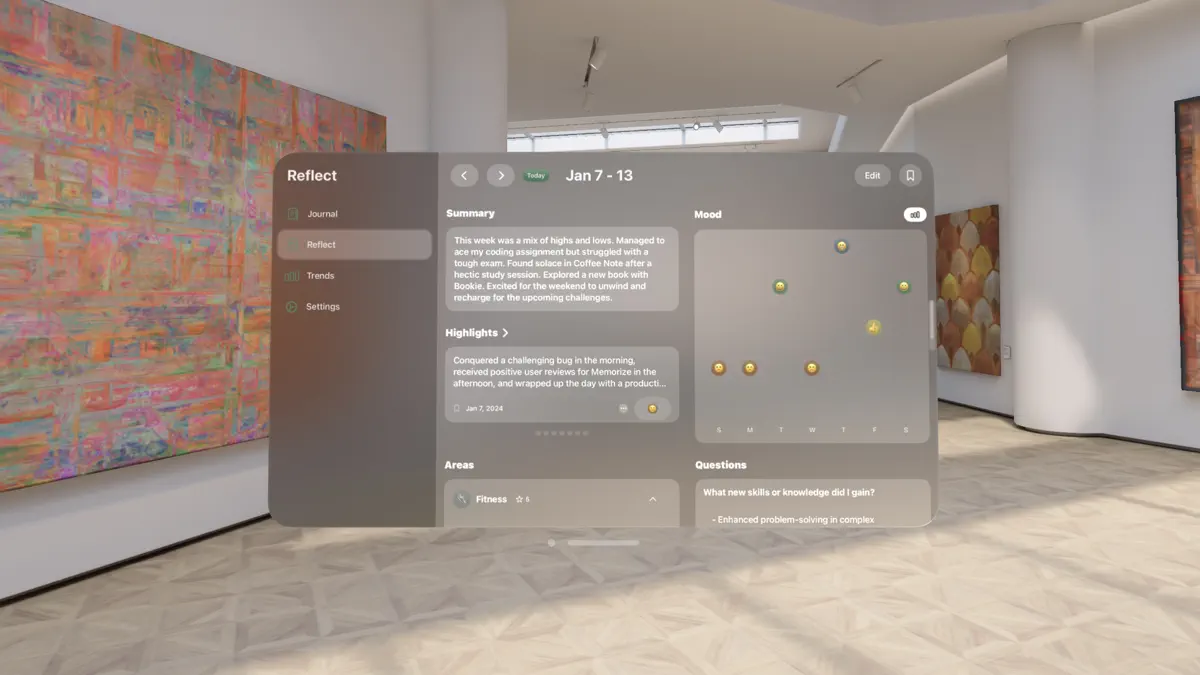 Reflect - Journal & Mood screenshot 5